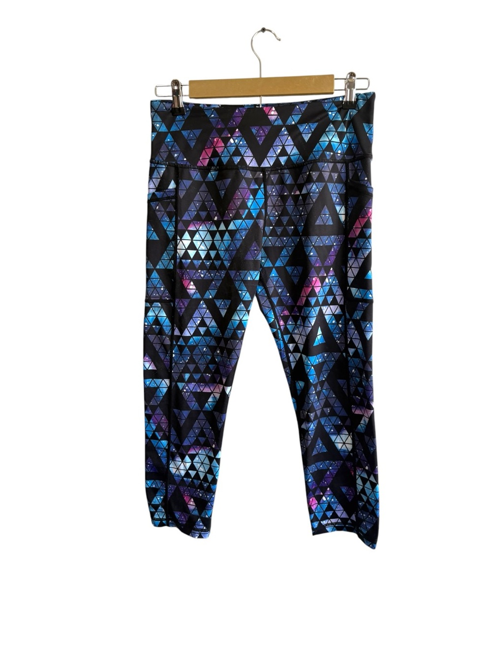 CVG Constantly Varied Gear Size Medium Galaxy Geometric Print Leggings Gym